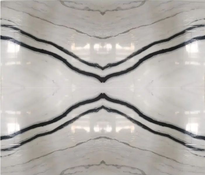 Panda White Marble Flooring 1st quality Indoor Designs