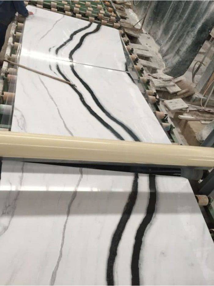 Panda White Marble Flooring 1st quality Indoor Designs
