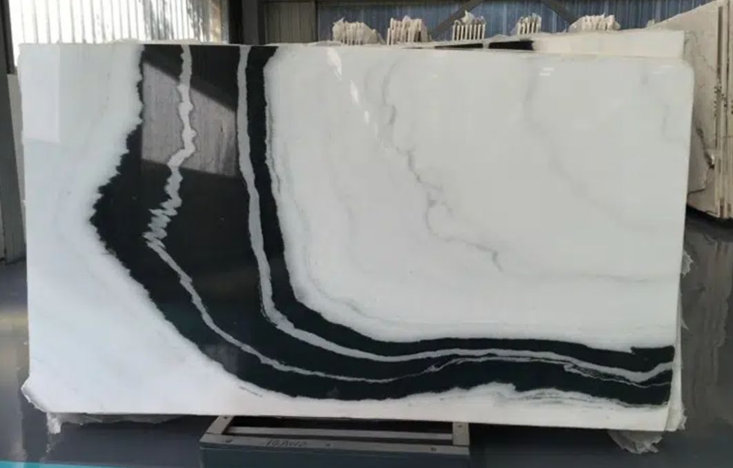 Panda White Marble Flooring 1st quality Indoor Designs