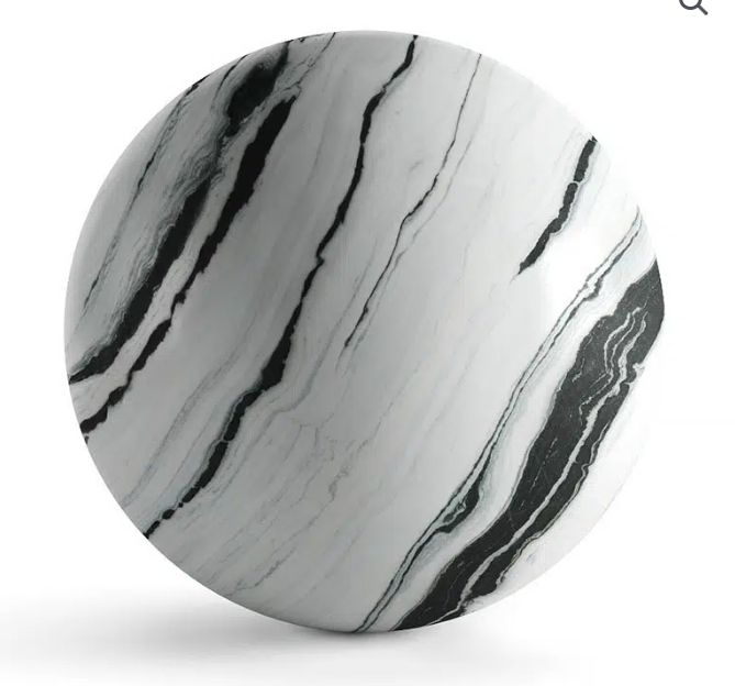 Panda White Marble Flooring Tiles