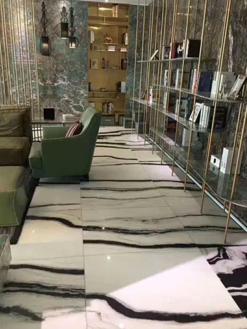 Panda White Marble Slabs For Windowsill Stones