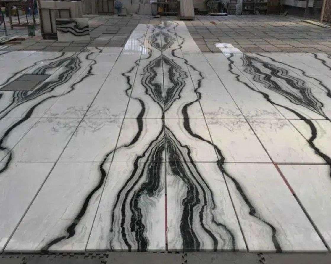 Panda White Marble Supplier Natural Polished China