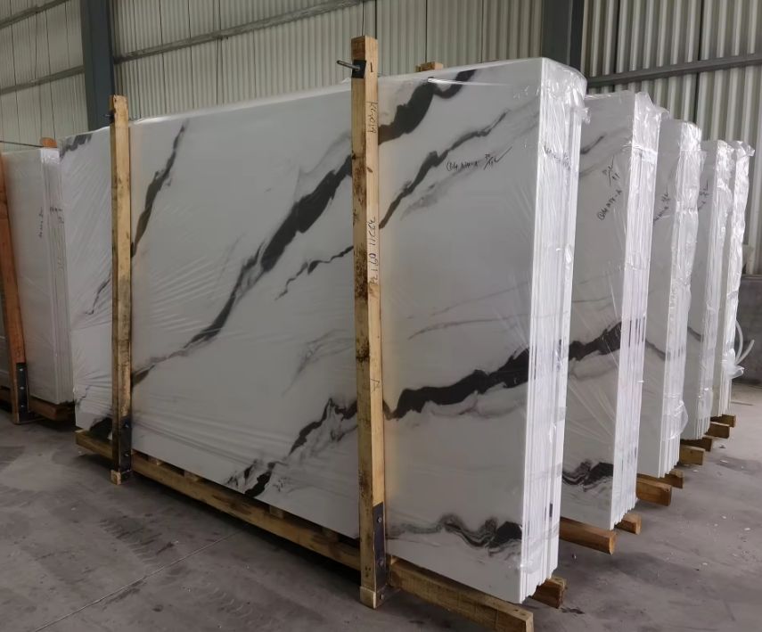 Panda White Marble Supplier Natural Polished China