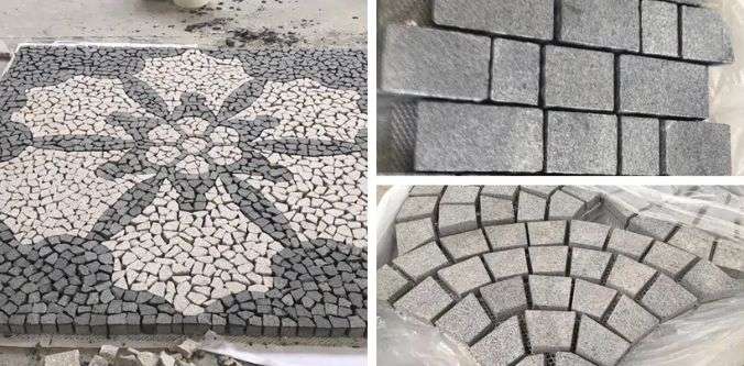 Patio stone paving slab pavers granite bricks
