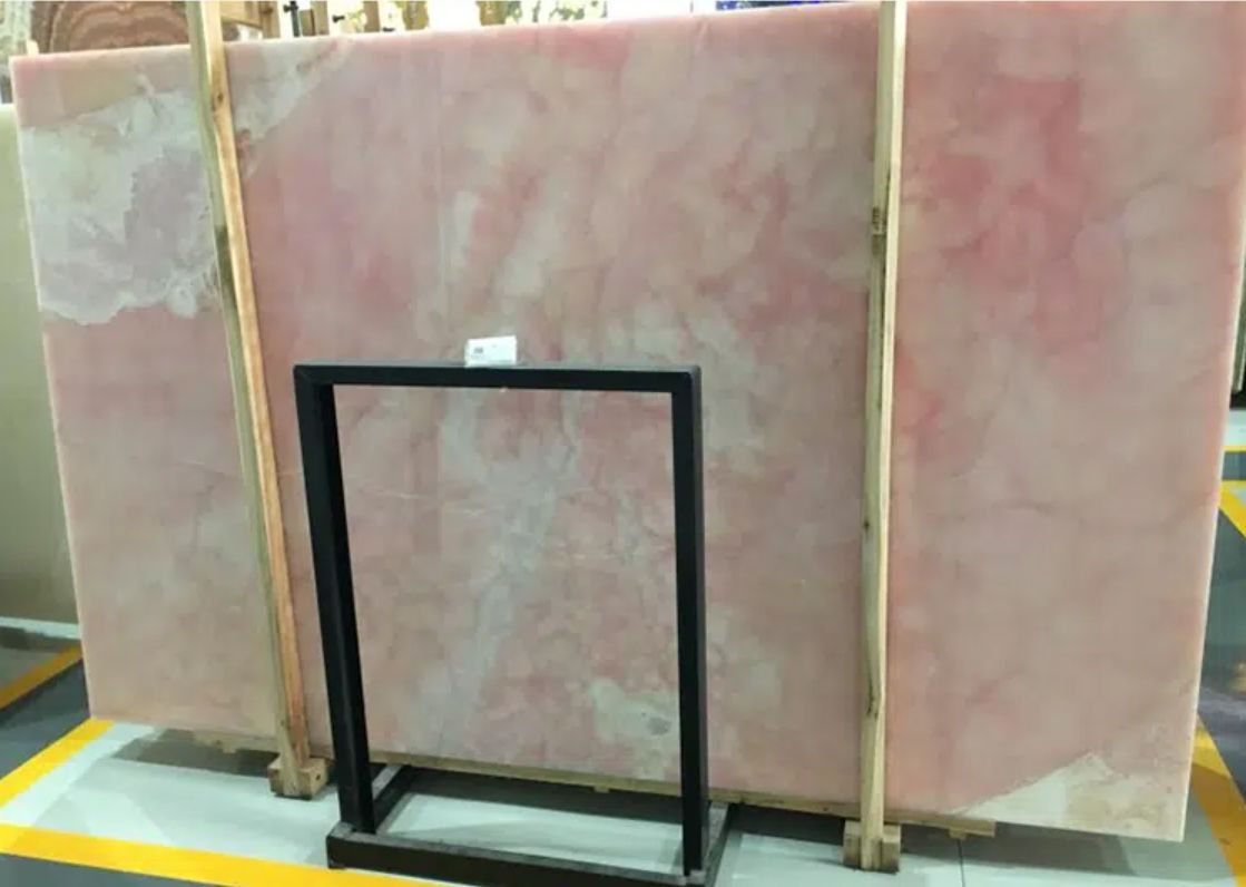 Pink Marble Tile Red Jade Floor