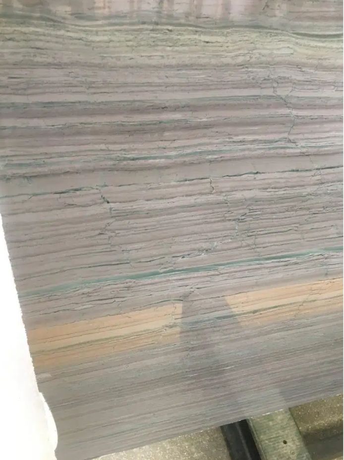 Pink Wooden Grain Marble Slab