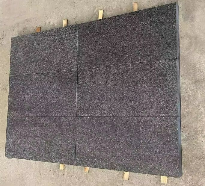 Polish Granite Tile Black Pearl G684