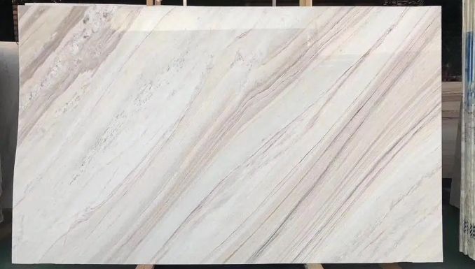 Polished Marble Tile Red White Marble Italy
