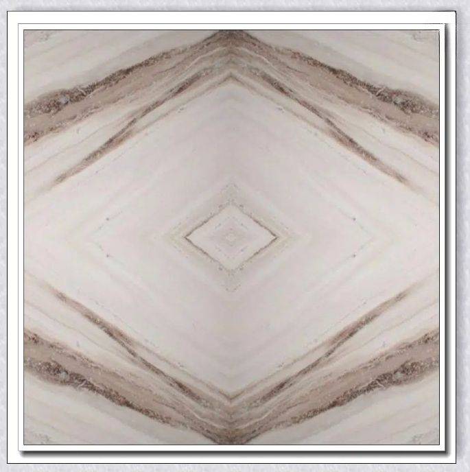 Polished Marble Tile Red White Marble Italy