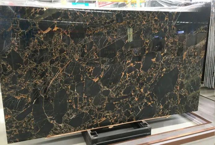 Portoro Gold Marble Slab