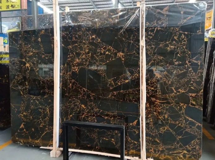 Portoro Gold Marble Slab