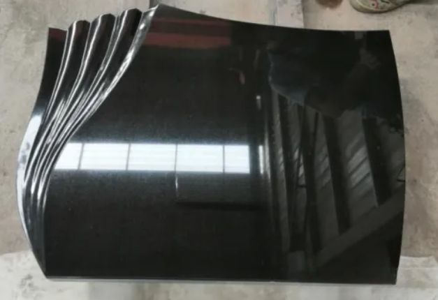 Indian Black Monuments Vase Facotory Cut