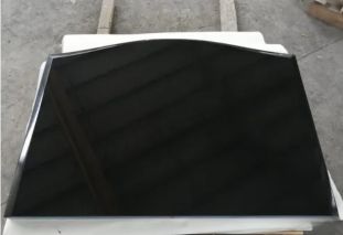 Pure Black Stone Monuments Headstone Tombstone Factory Custom Cutting