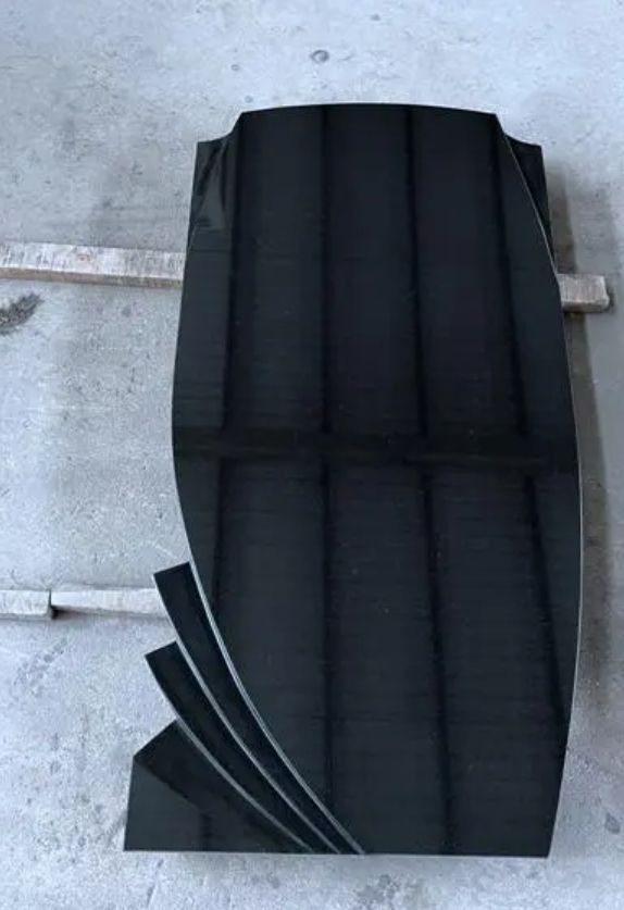Pure Black Tombstone Monument Headstone Factory Sale