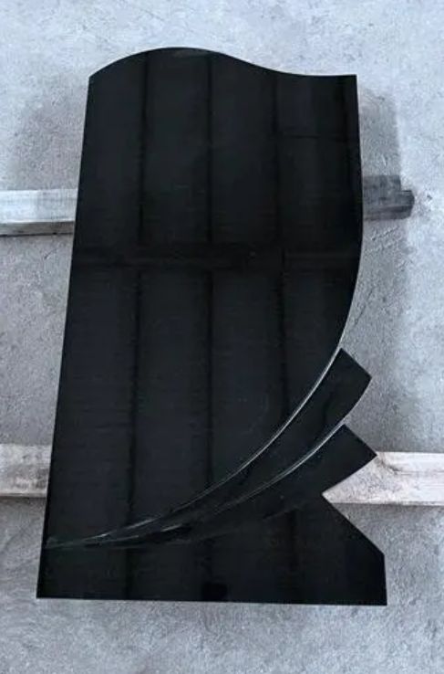 Pure Black Tombstone Monument Headstone Factory Sale