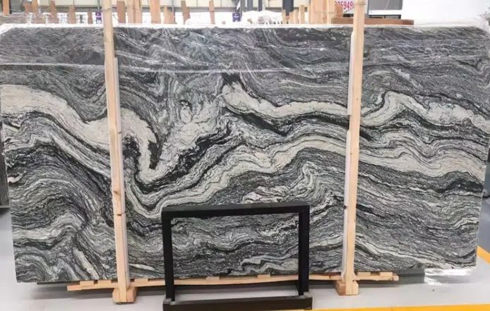 River Grey Marble Slab