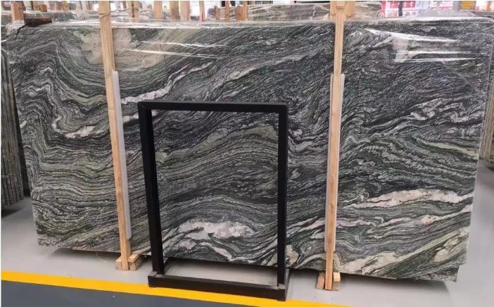 River Grey Marble Slab