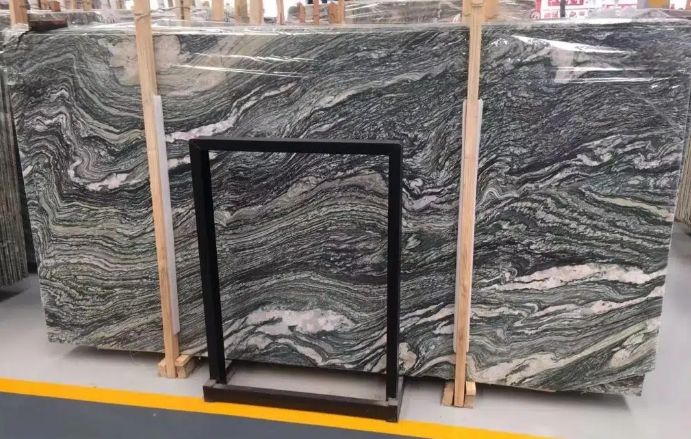 River Grey Marble Slab