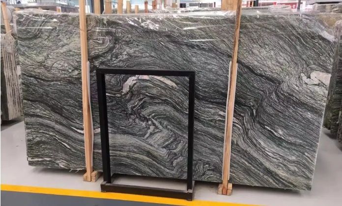 River Grey Marble Slab
