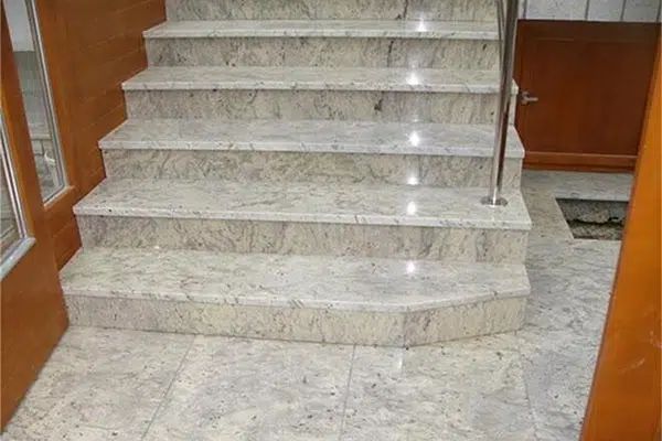 River White Granite Stair