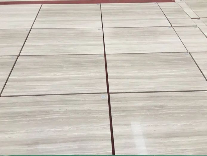Serpegiante White Wooden Marble Slab White Dolomite Tile