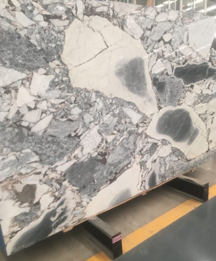 Silver Blue Light Marble Slab