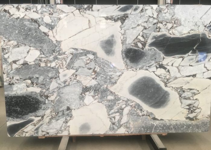 Silver Blue Light Marble Slab