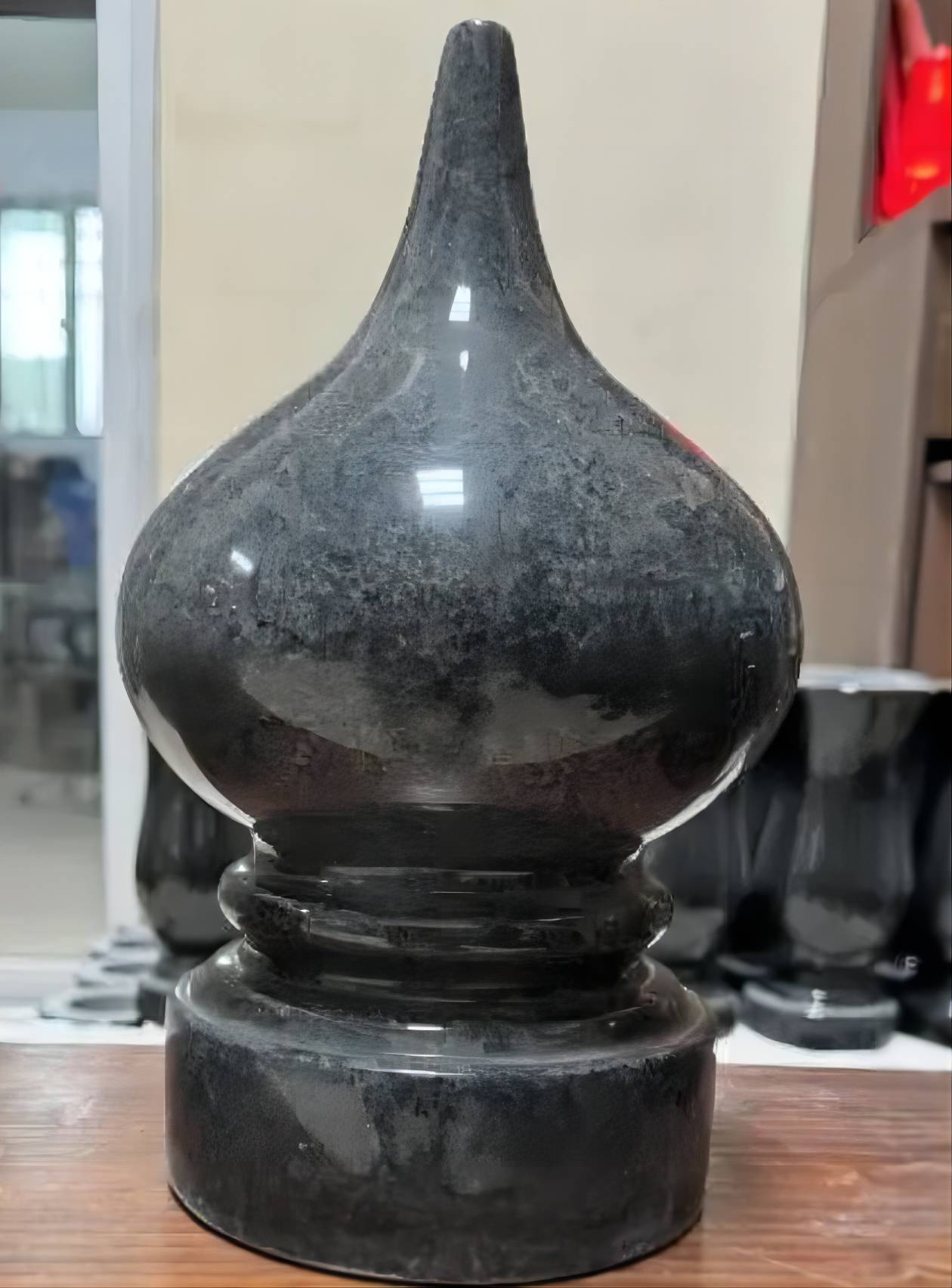 Pure Black Headstone Tombstone Monuments