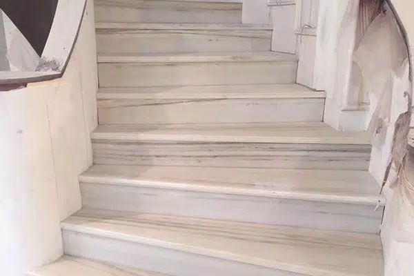 Star White Marble Stair