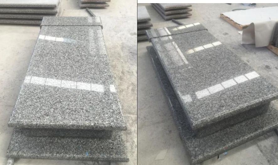 Swan Blue Granite Tombstone Wholesale phonenix power stone