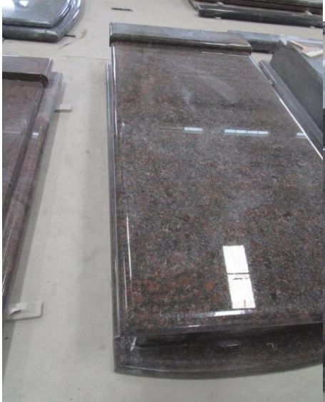 Tan Brown Tombstone Granite phonenix power stone