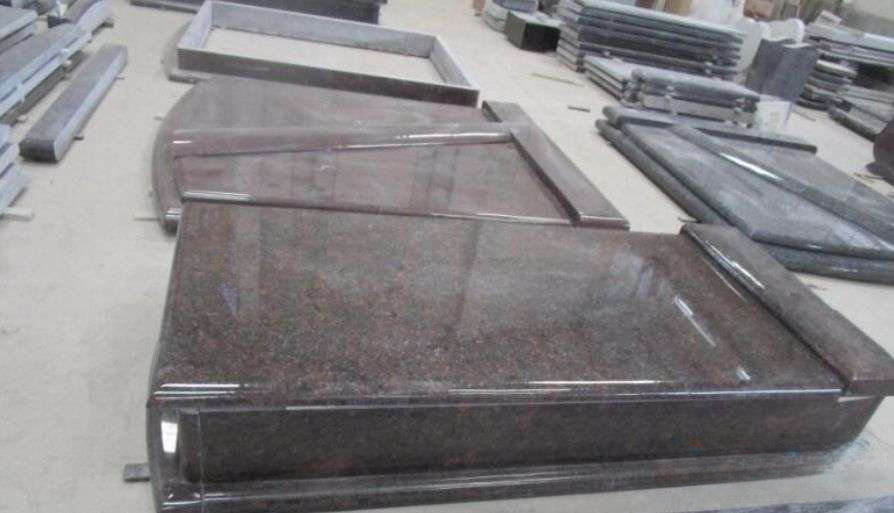 Tan Brown Tombstone Granite phonenix power stone
