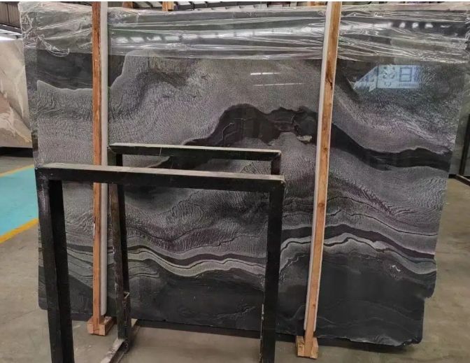 Tesla Black Marble Slab
