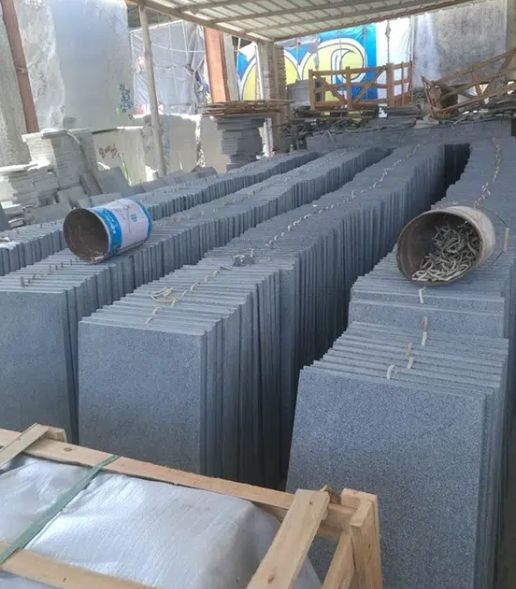 Various granite paving stone Granite G654 Polished