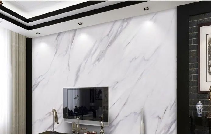 Volakas White Marble Slab Tiles With