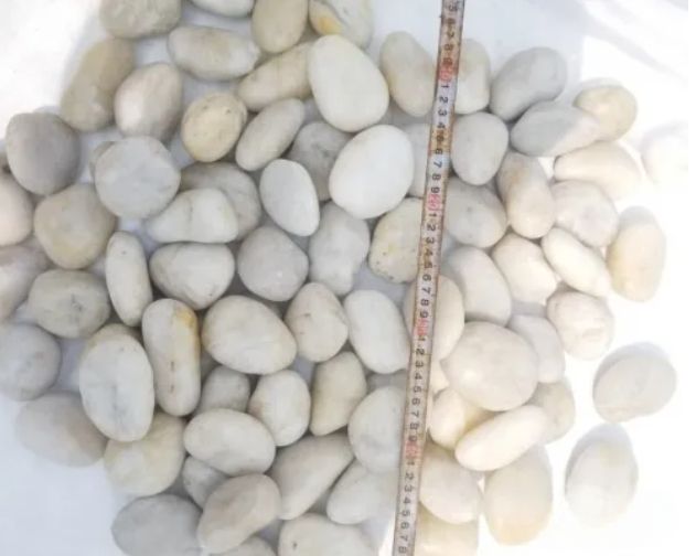 White Color Pebble Stone Polish 8-10 hours