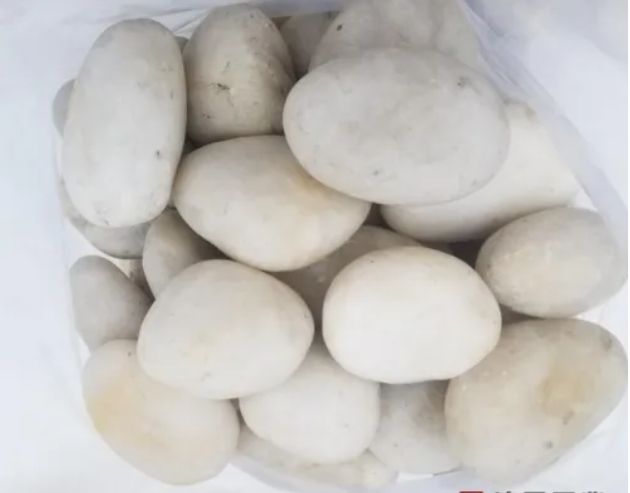 White Color Pebble Stone Polish 8-10 hours