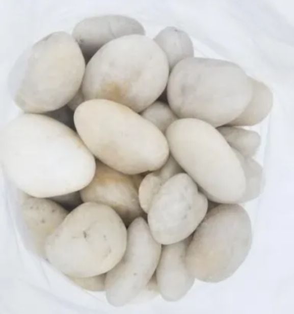 White Color Pebble Stone Polish 8-10 hours