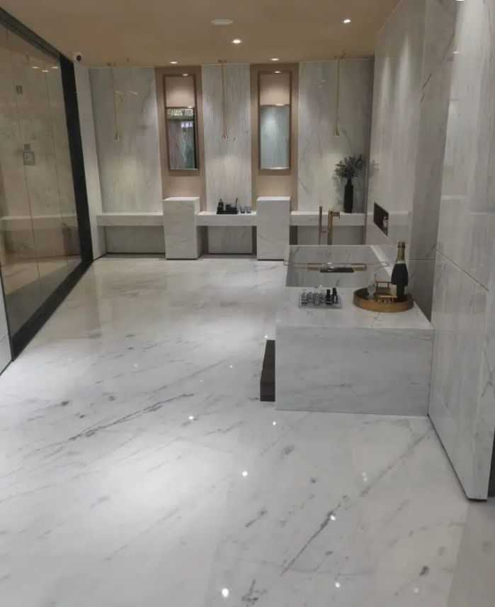 White Statuario Marble Italian Calacatta Tiles