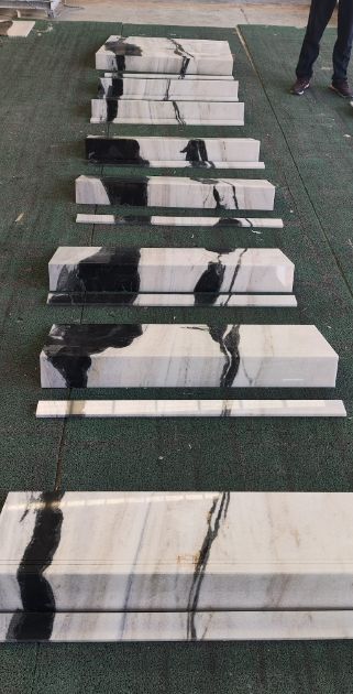 White and Black marble Panda white marble