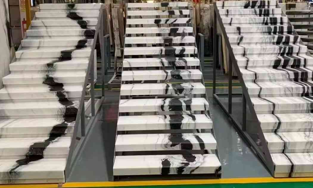 White and Black marble Panda white marble