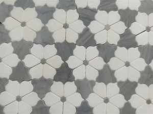 Artistic Marble Mosaic Flower mosaic waterjet mosaic Copy