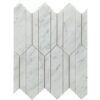 Artistic tile, Hexagon mosaic, Fashionable Waterjet, oriental white Marble Mosaic Tile