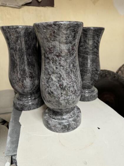 New Shanxi Black Absolutetly Black Headstone Visable Polished