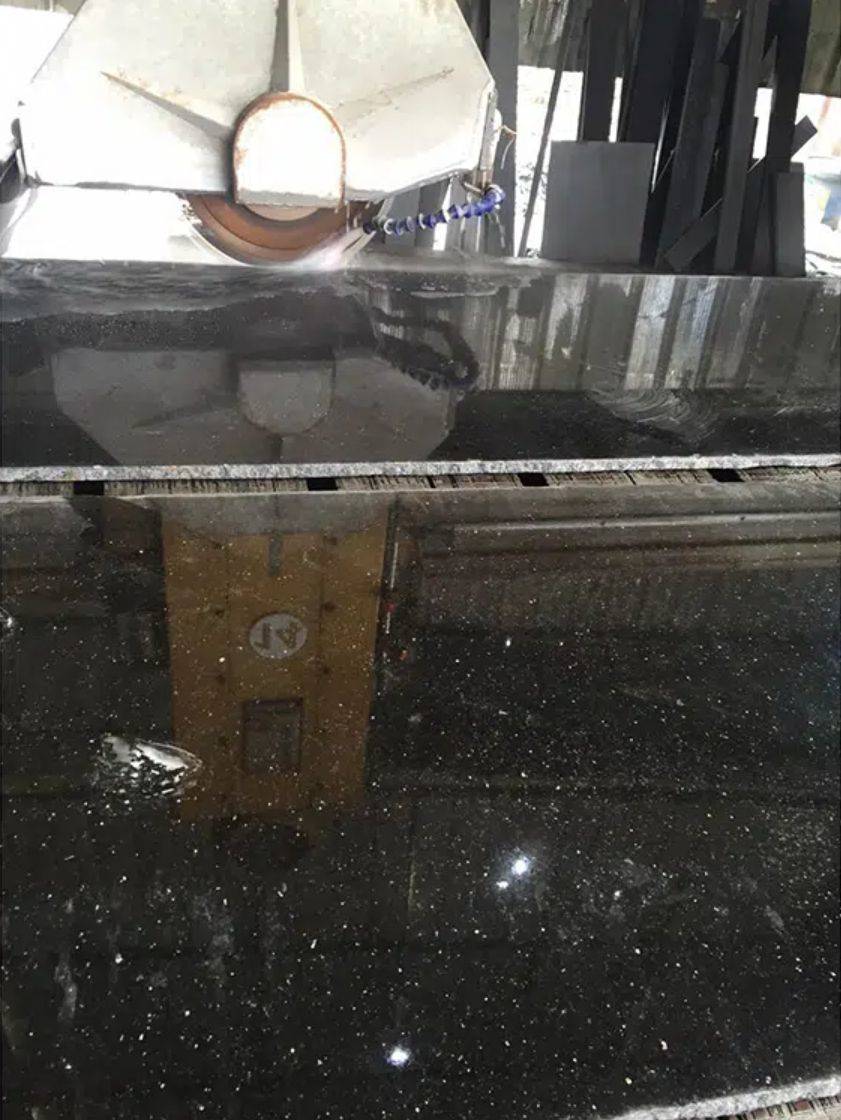 black galaxy granite fabricator Polished India