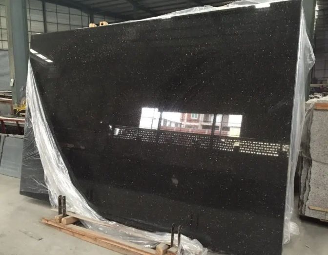 black galaxy granite supplier natural black gold