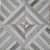 Filed Marble mosaic Tiles, Blackwhite marble mosaic tile