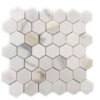 hexagon calacatta Marble mosaic Tiles, Calacatta white marble hexagon mosaic tile