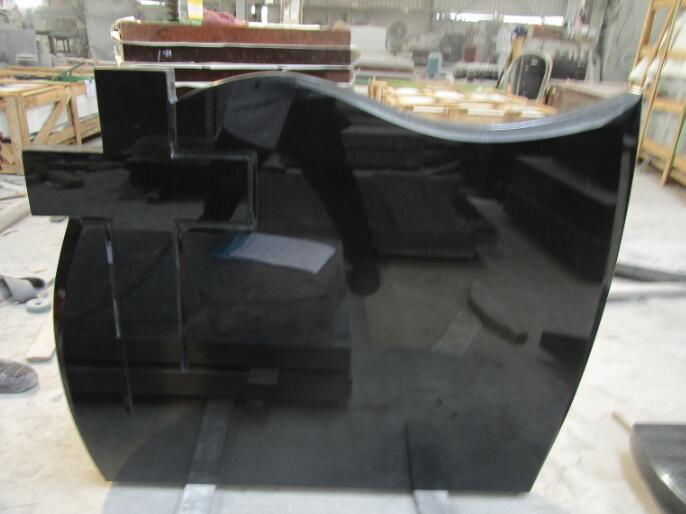 Indian Black Granite Headstone
