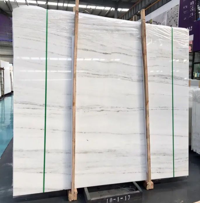 lincoln white marble wholesale fossil marble slab